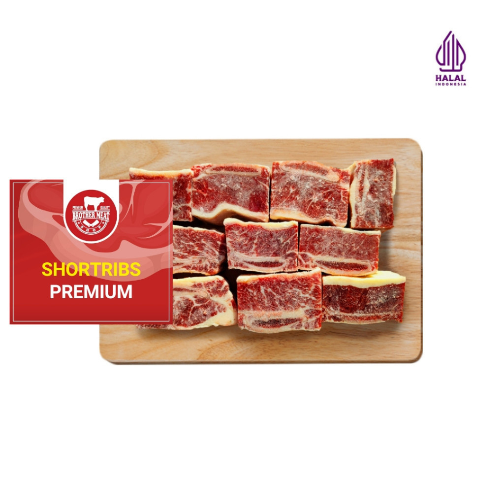 

Premium Shortribs Daging Iga Sapi Tebal 1kg, Brothermeatshop