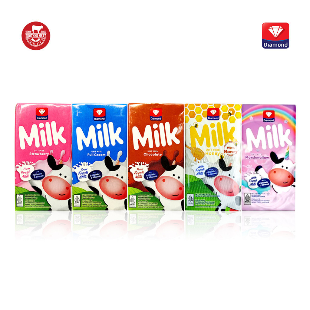 

DIAMOND UHT Fresh Milk 125ml, SUSU UHT