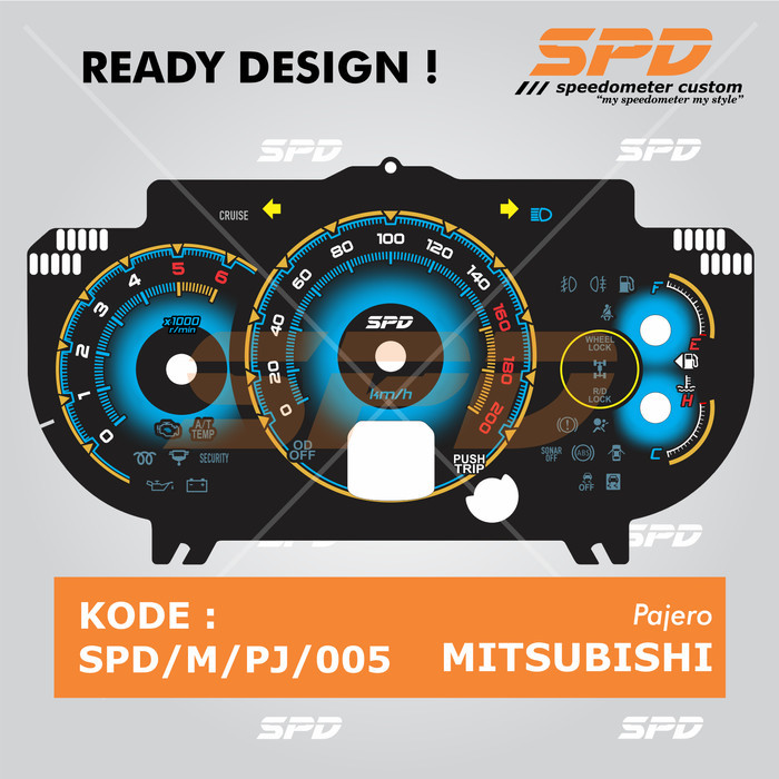 Terlaris Panel Speedometer Custom Mitsubishi Pajero - Spd Speedometer 1
