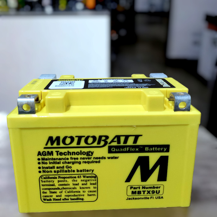 AKI KTM DUKE,RC 200,250 MOTOBATT QUADFLEX MBTX9U