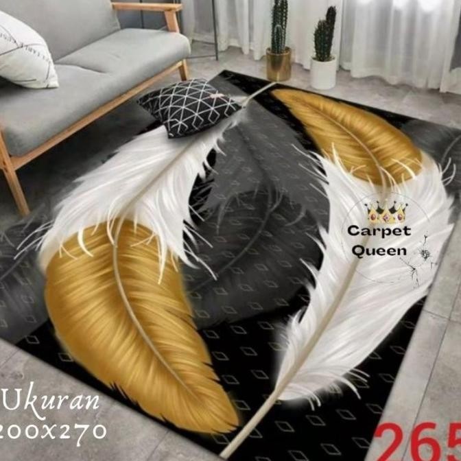 Karpet lantai Eropa Polyester Premium 200x270