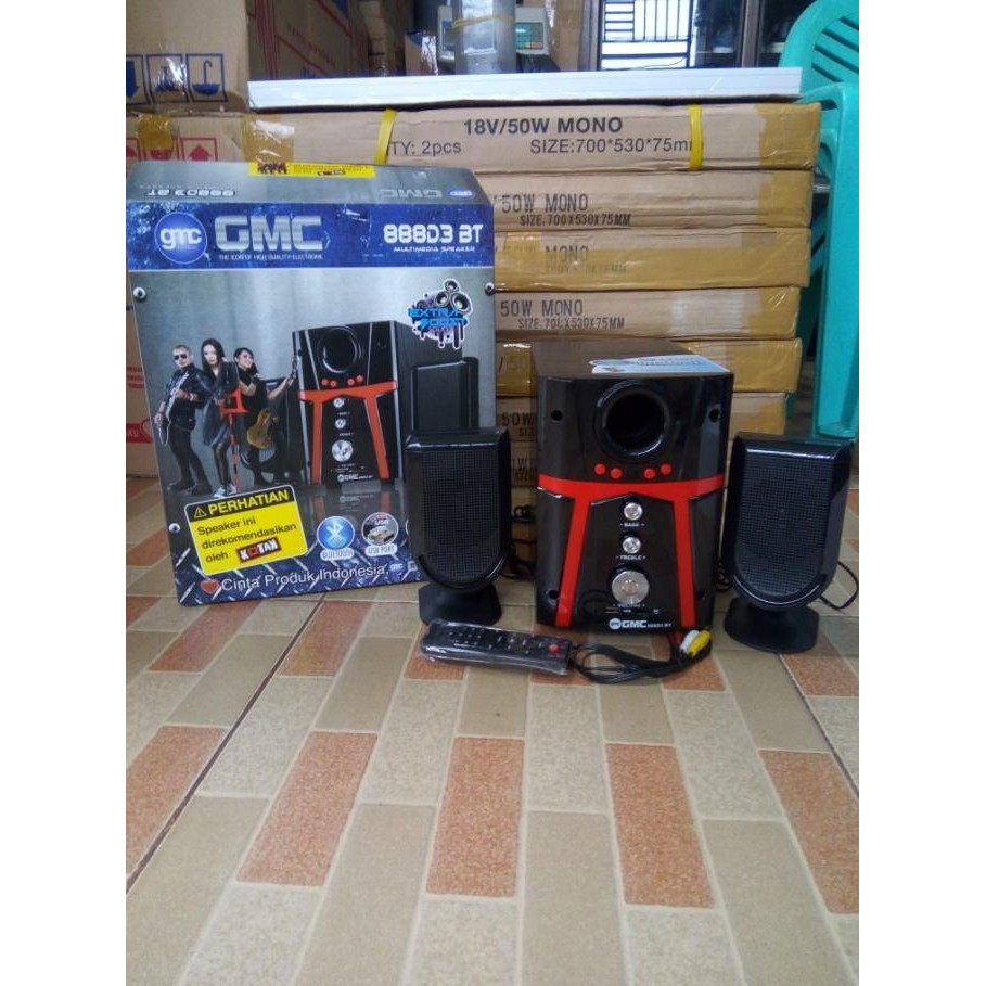 Speaker Bluetooth GMC 888D3 BT - Extra Boost Edition