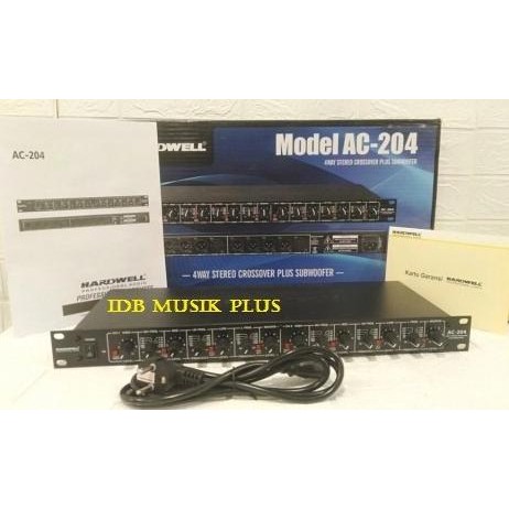 Crossover 4 Way Stereo Hardwell Ac204 Ac 204 Original Hardwell