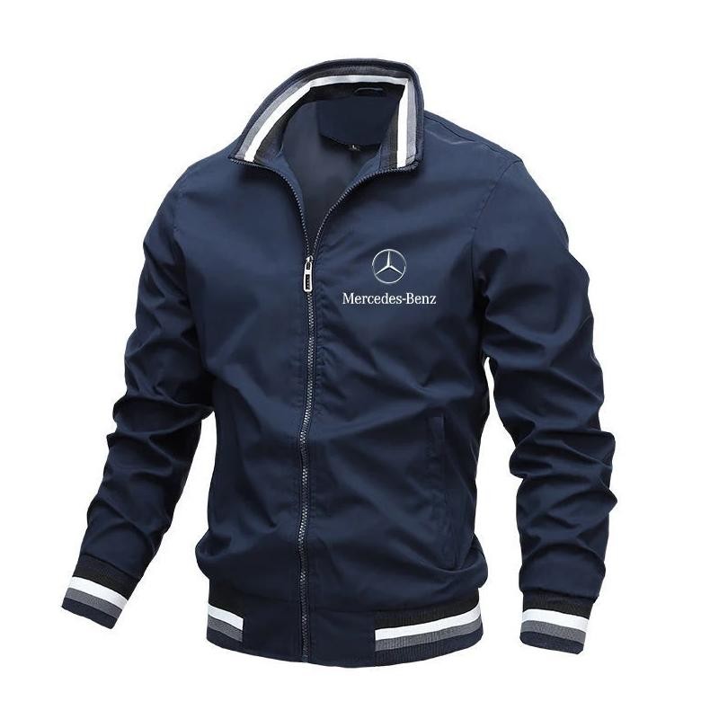 Autumn Coat Men Mercedes-Benz Jacket Top Racing Team Print Jacket Trendy Oversized Sport Racing Bike