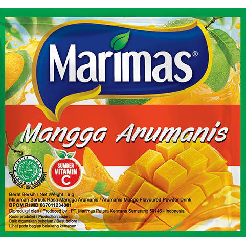 

Marimas Mangga Arumanis 1 Renceng Isi 10 Original Asli
