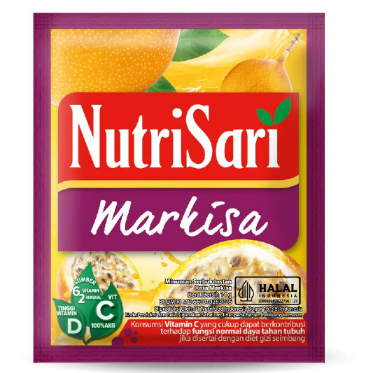 

Nutrisari Markisa 1 Renceng Isi 10 Original Asli