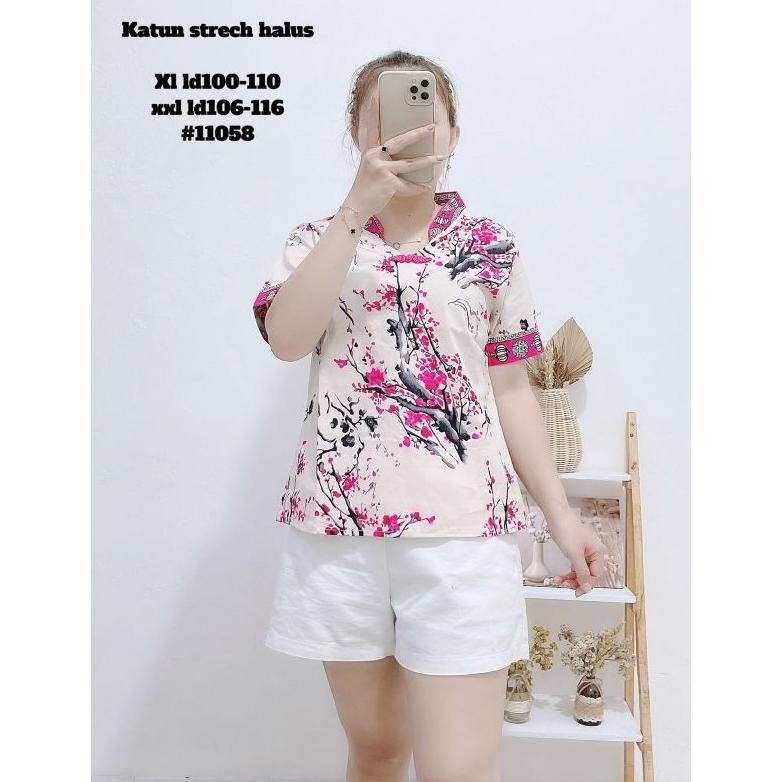 Mlarak Store blus batik Imlek edisi merah