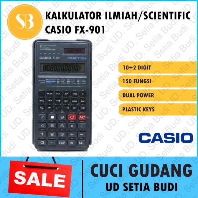 

TERBARU - Kalkulator Scientific CASIO FX-901 Fraction