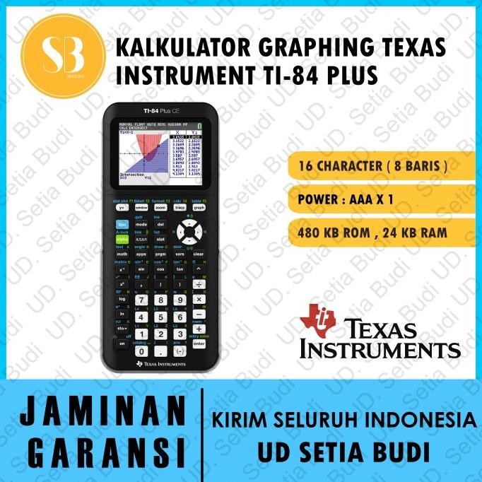 

TERMURAH - Texas Instruments TI-84 Plus CE Graphing Calculator