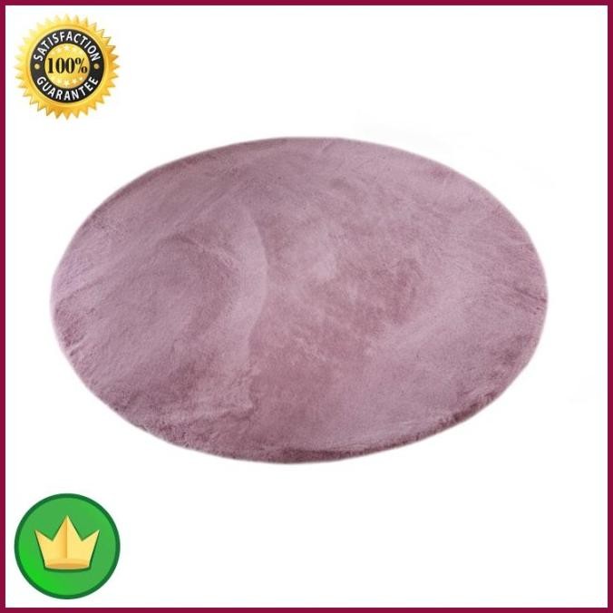 Karpet Rabbit Fur 120 Cm - Ungu