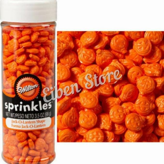 

TERMURAH - Wilton Jack O Lantern Sprinkles / Gula2 Dekorasi Kue Tema Halloween