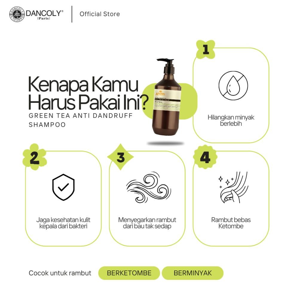 Dancoly Green Tea Anti Dandruff Hampoo For Oily And Dandruff Hair