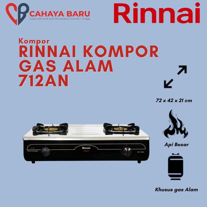 RINNAI KOMPOR 712AN GAS ALAM