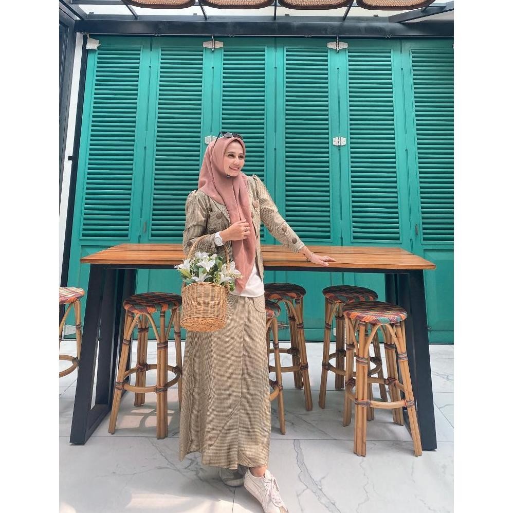 gior one set shella | setelan rok | baju wanita | baju wanita | kemeja wanita | blouse wanita | one 