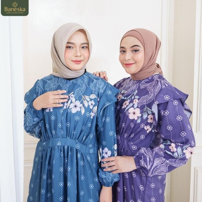 Terjangkau Baneska Gamis Busui Premium Kaluna Series