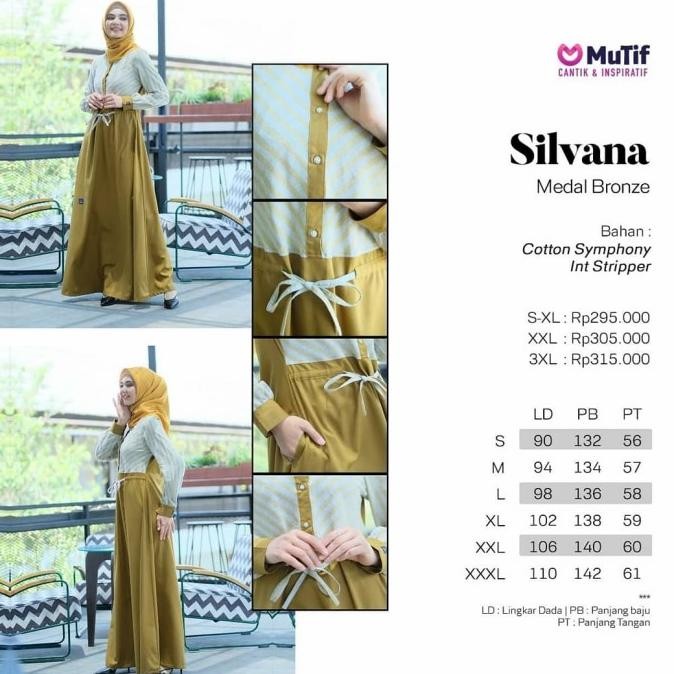 Terjangkau Gamis Mutif Silvana