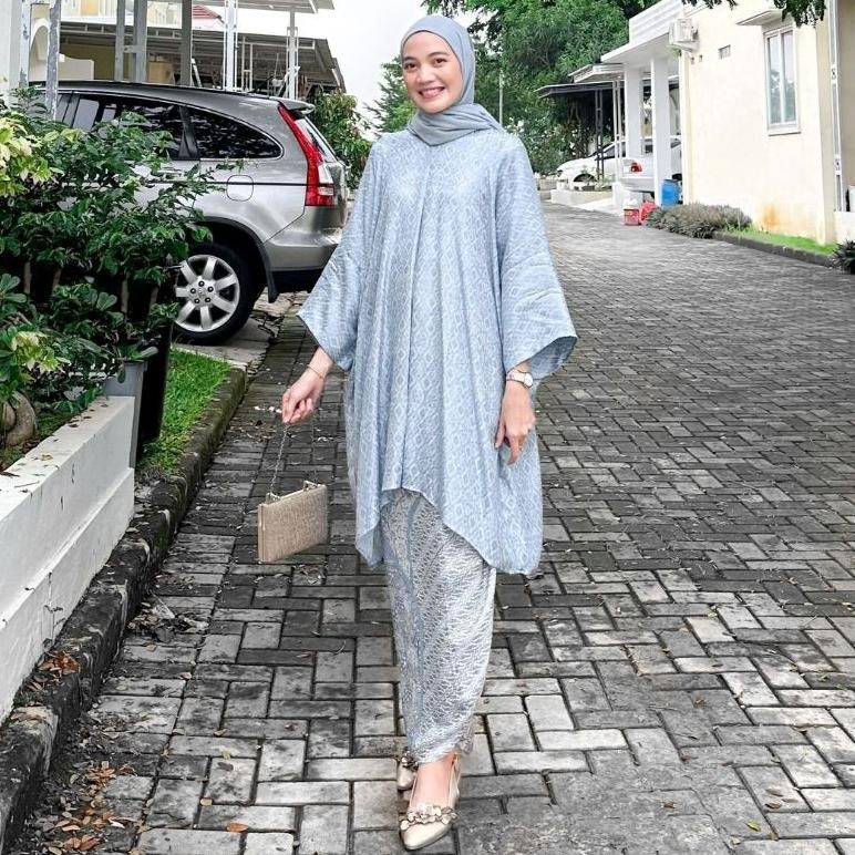 nie rayana set viscose set kondangan modern set viscose / set batik viscose / baju kondangan / baju 