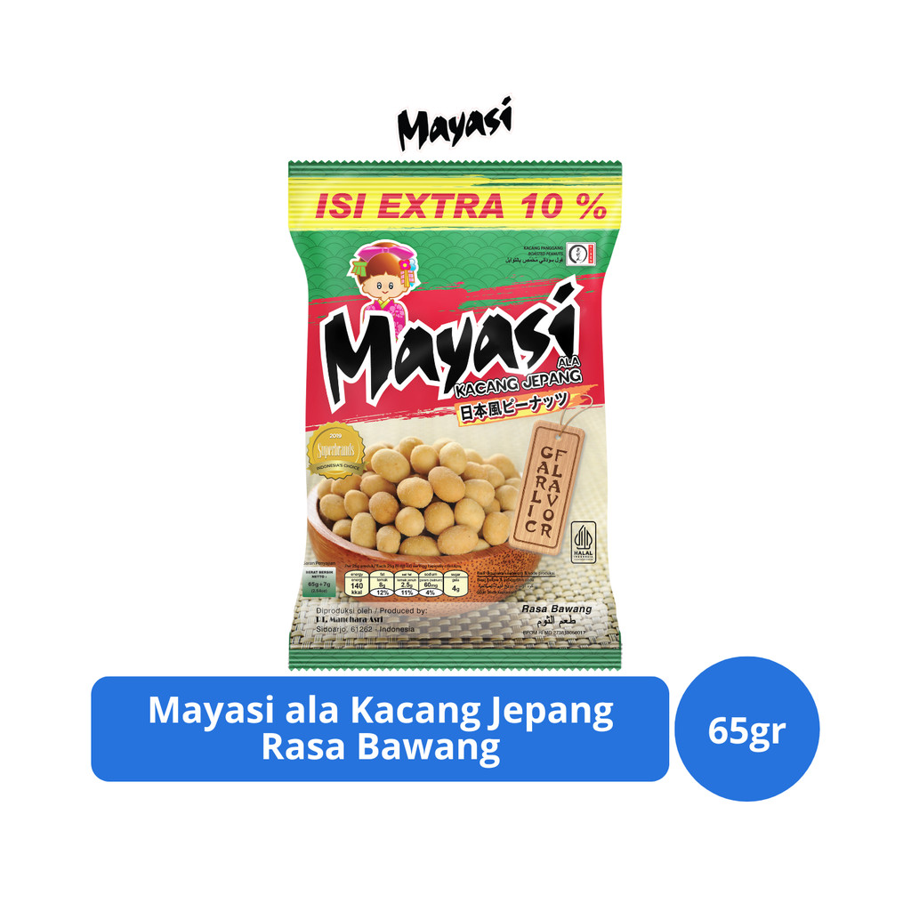 

Mayasi ala Kacang Jepang Rasa Bawang 65gr