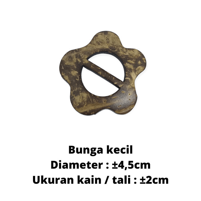 TERBARU Kepala gesper ring kain lilitan rok ikat pinggang wanita batok kelapa PROMO