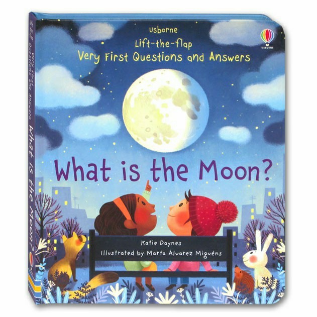 

TERBARU Usborne What is the Moon - Lift the Flap Board Book BISA GRAB!