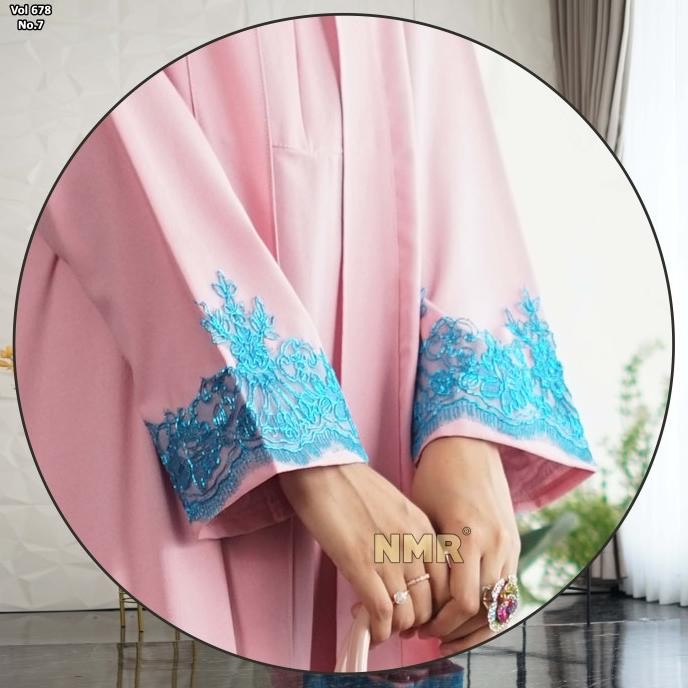 Diskon Gamis Micael Croos Nmr By Namira Vol 678-7