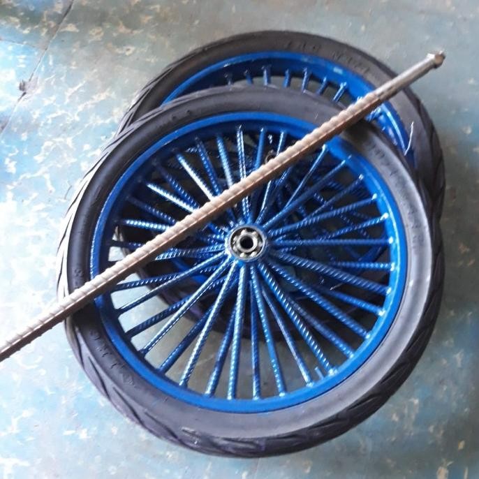 Roda Gerobak Dorong Ring 17 inch Ruji Besi Rentek Roda Gerobak Ring 17