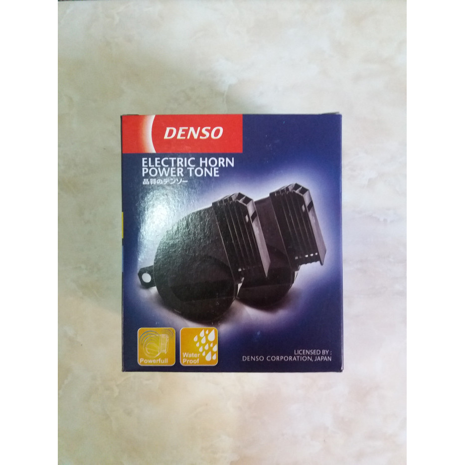 Original.. Klakson/Bel 12V 4.5A Denso Model Keong Waterproof