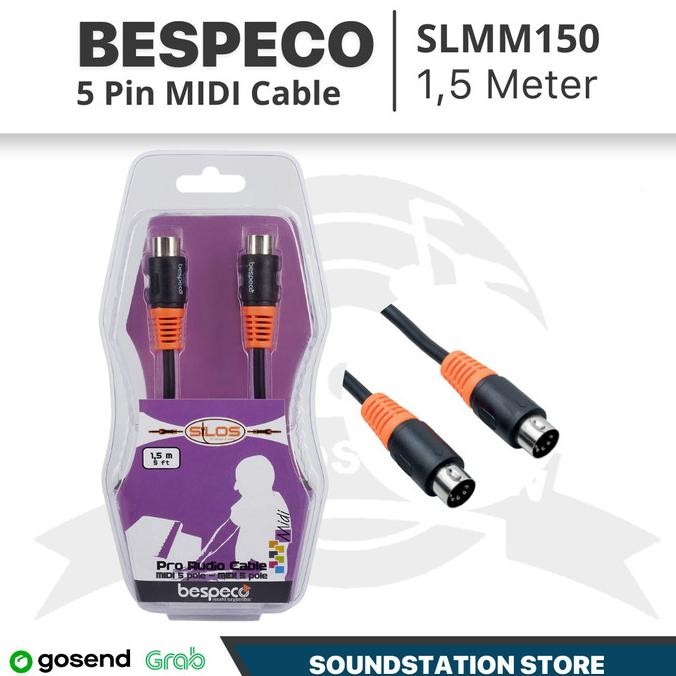 Trending Kabel Midi Bespeco Slmm300 Kabel Midi 5 Pin / Din 5 Pole Neo