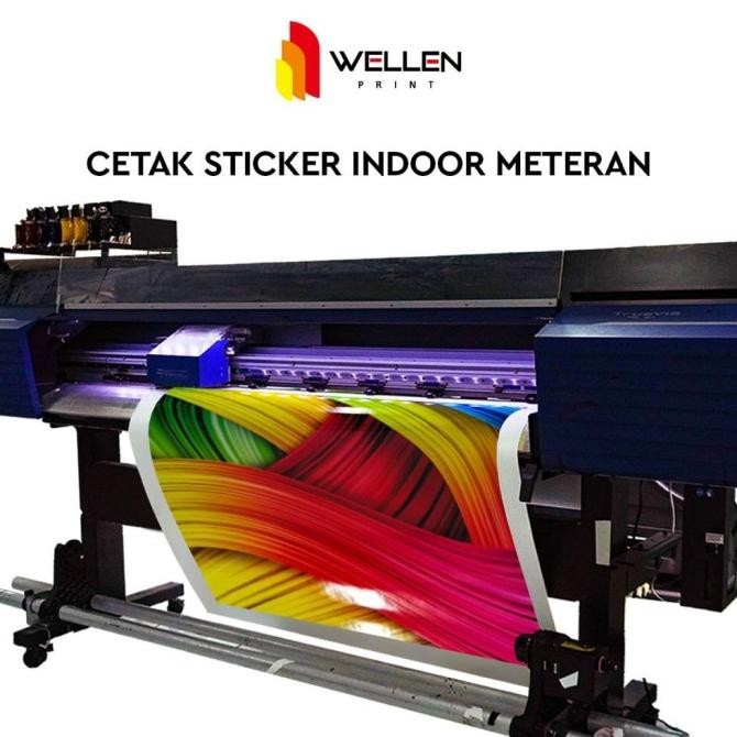 

Sale Cetak Sticker Vinyl Indoor / Print Custom Sticker Meteran