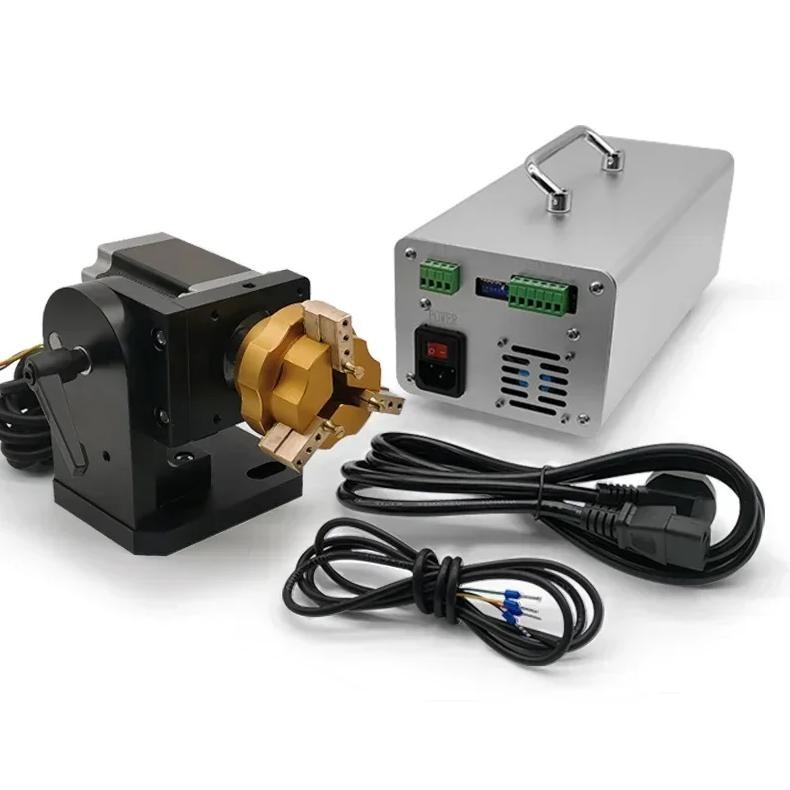 

Promo Laser Marking Machine Table Engraving Rotating Shaft Ring Jewelry Rotating Tooling COD