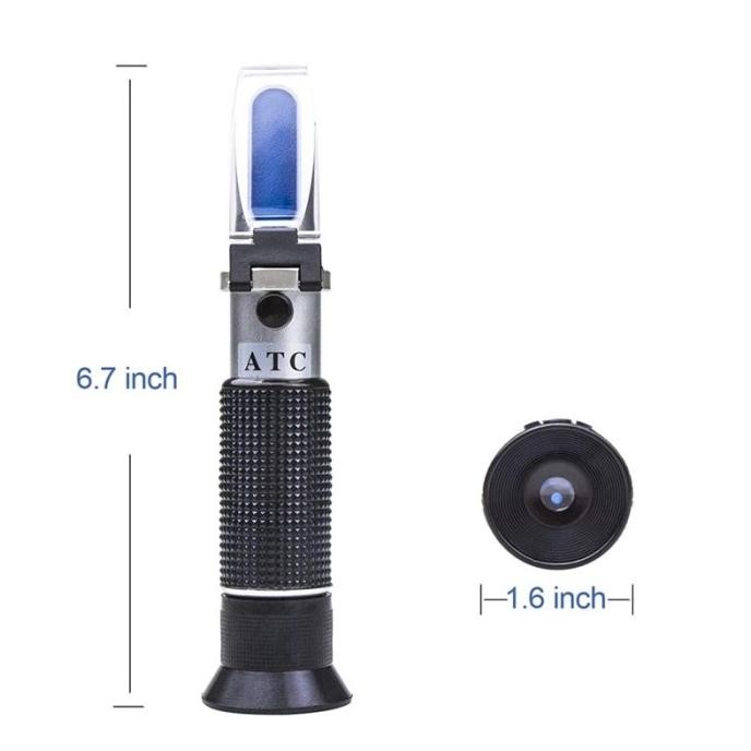 

Terbaru Refractometer Salinity 0-100% / Alat Ukur Kadar Garam
