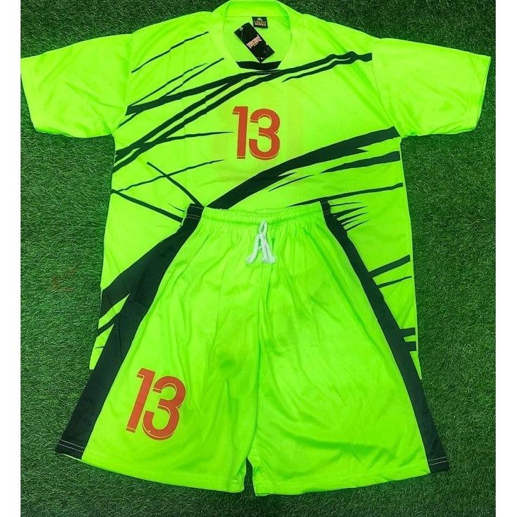 SETELAN BOLA JERSEY BAJU KAOS BOLA SERAGAM FUTSAL TIM 12 PCS DEWASA #1 2712