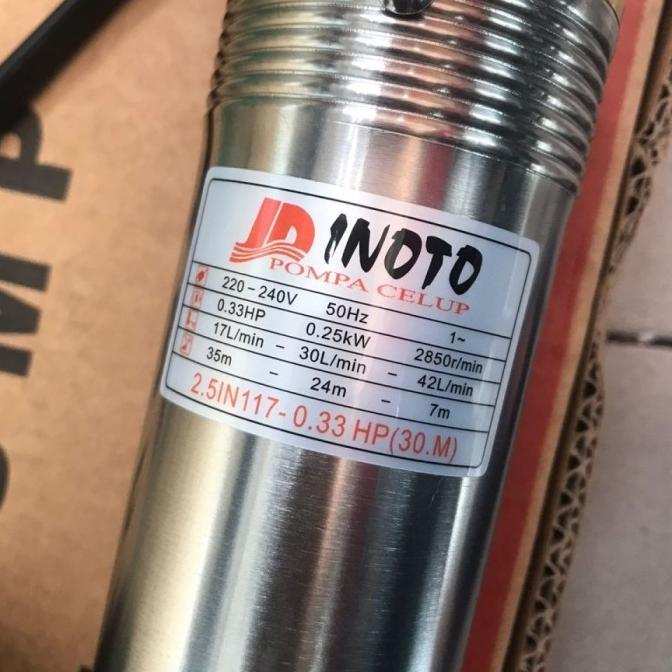 [SMM] INOTO 2.5IN 117 + KABEL 30M SUBMERSIBLE 0,33HP 1/3HP 2.5 2,5 IN 2,5IN