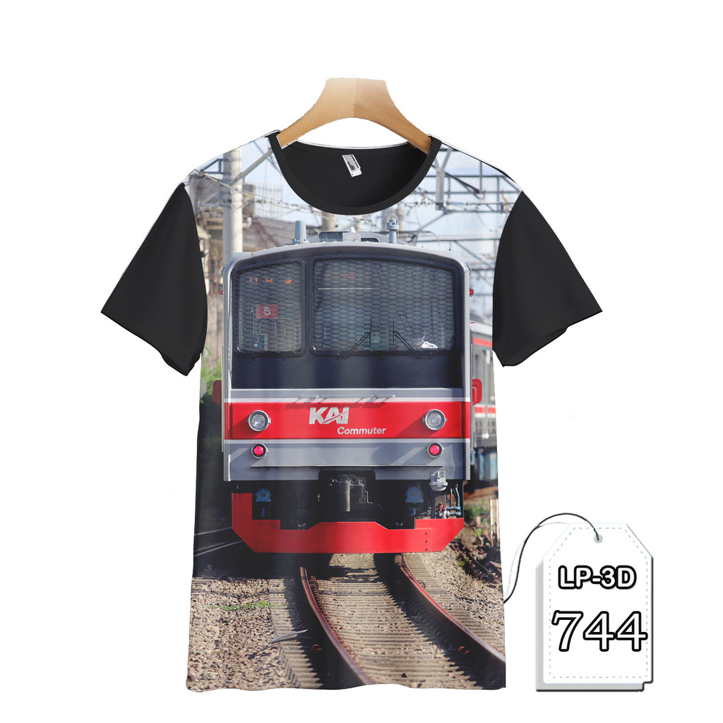 Kaos Kereta Api Anak dan Dewasa Kaos Kereta Api Commuter Line Fashion Kaos Keren dan Trendy