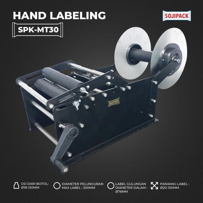 

Sale Mesin Label Stiker Botol Manual Bottle Sticker Labeling Machine Sojipack