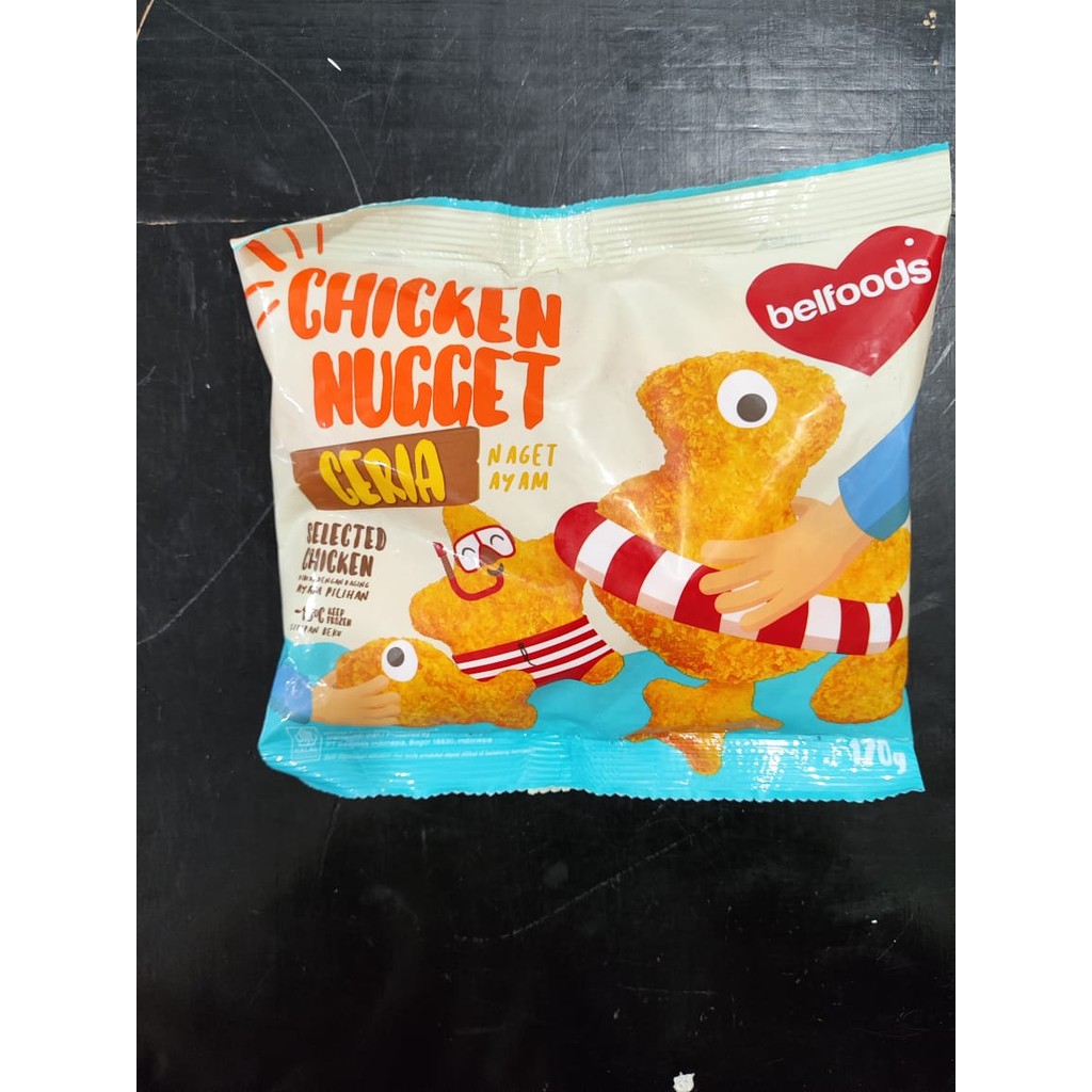 

Belfoods Chicken Nugget Ceria 170gr