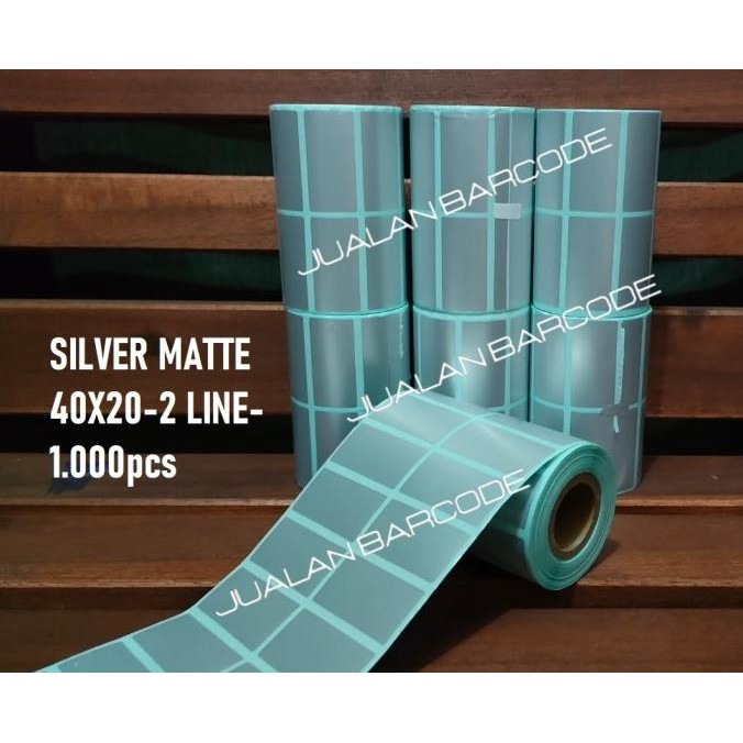 

Sale Label Stiker Silver Matte | Silvermatte | Silvermate Uk 40X20 Isi 1000 Pcs - Tahan Panas-Tahan Air