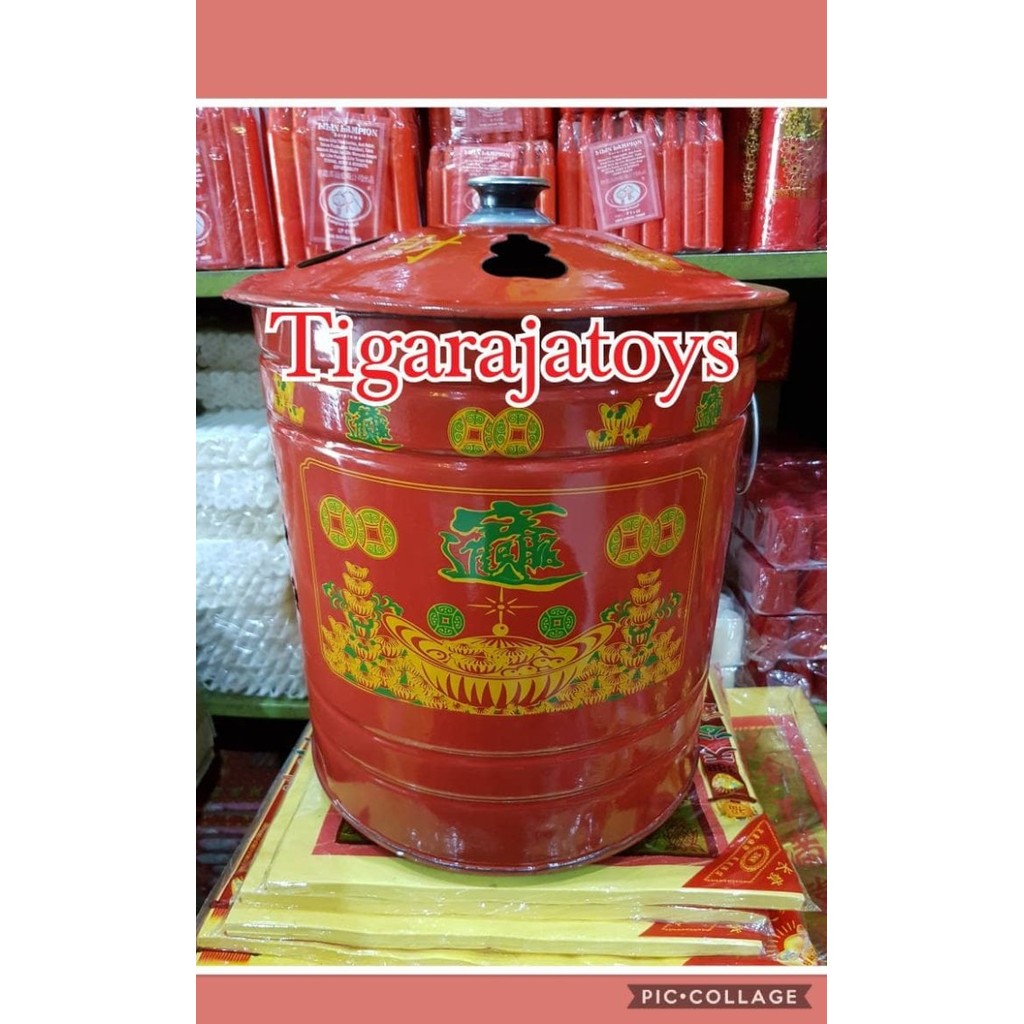 Tong Sembahyang / Tong Bakar / Tempat Bakar Kertas Sembahyang Impor