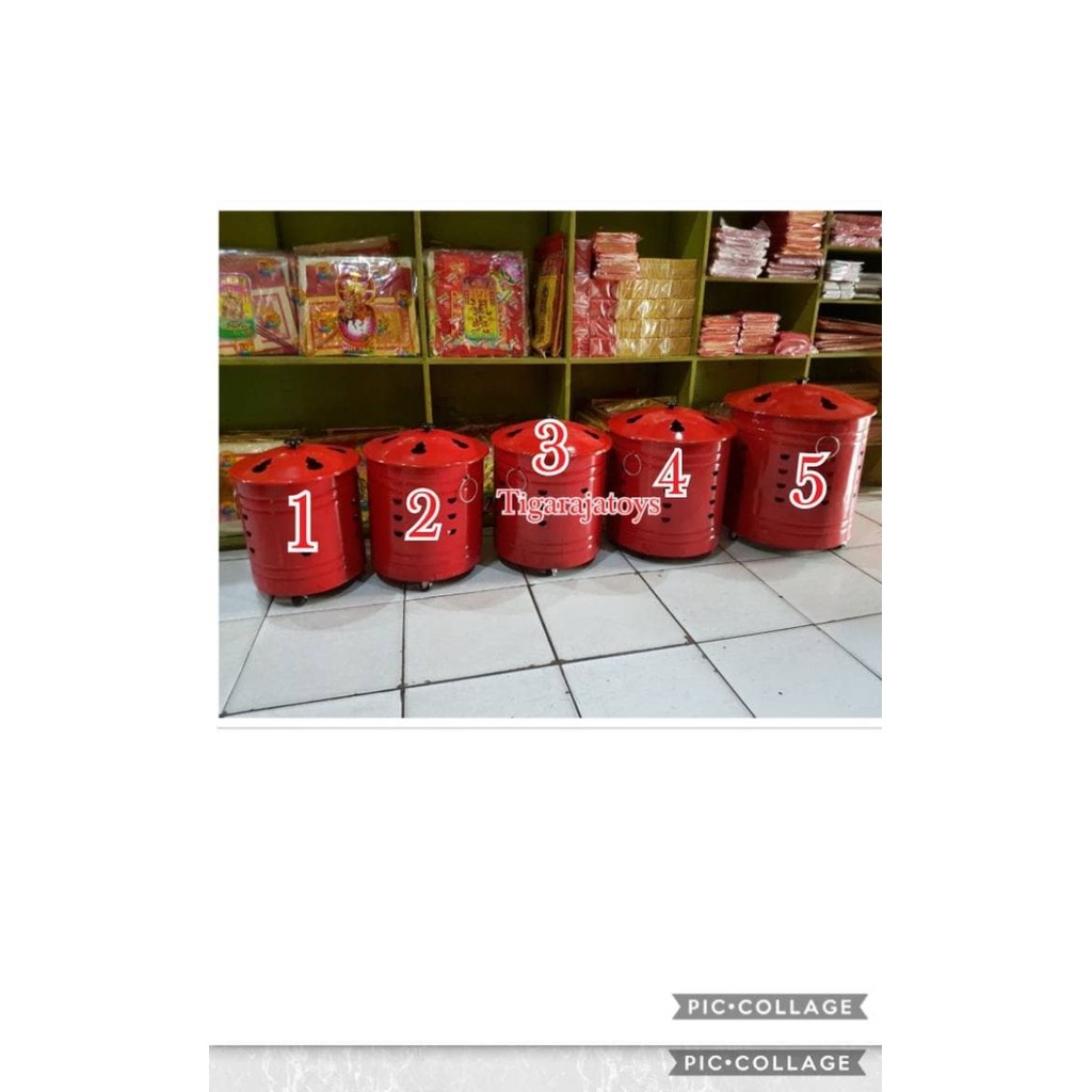 Tong Bakar Kertas Sembahyang Besar