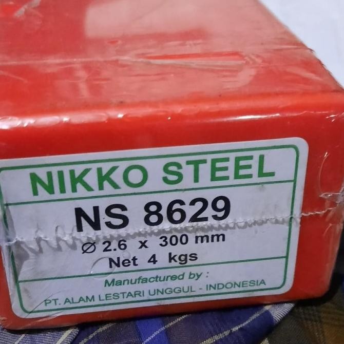 Terjangkau Kawat Las Nikko Steel Ns-8629 Diameter 2,6Mm-Aws E312-16 Ready 5Kg
