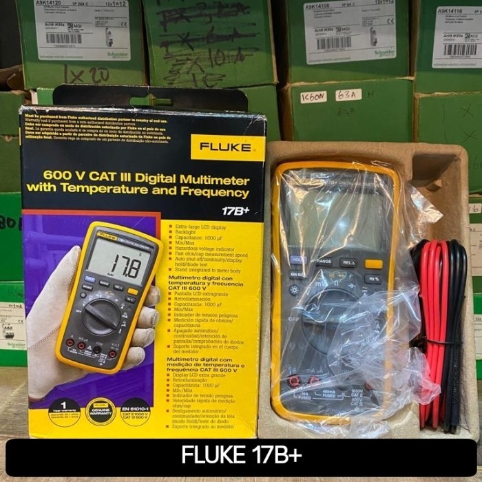 Jual Multitester Fluke 17B+ /Digital Multimeter Original Fluke