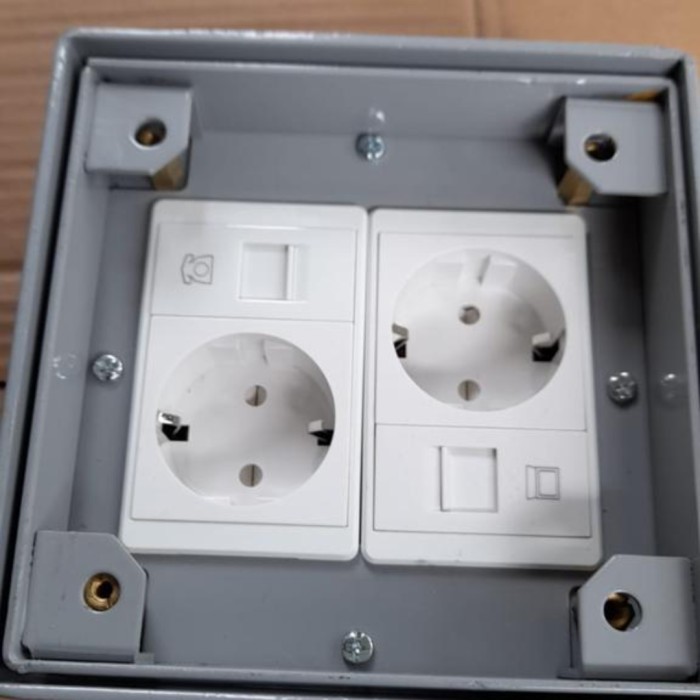 Jual Stop Kontak Lantai Vnb ( Arde 2 Pcs+ Telpon + Data)