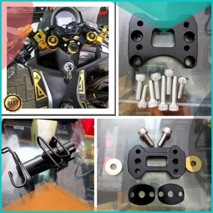 Breket stang jepit dudukan stang jepit nmax 155 2020 xmax 250 adv 150
