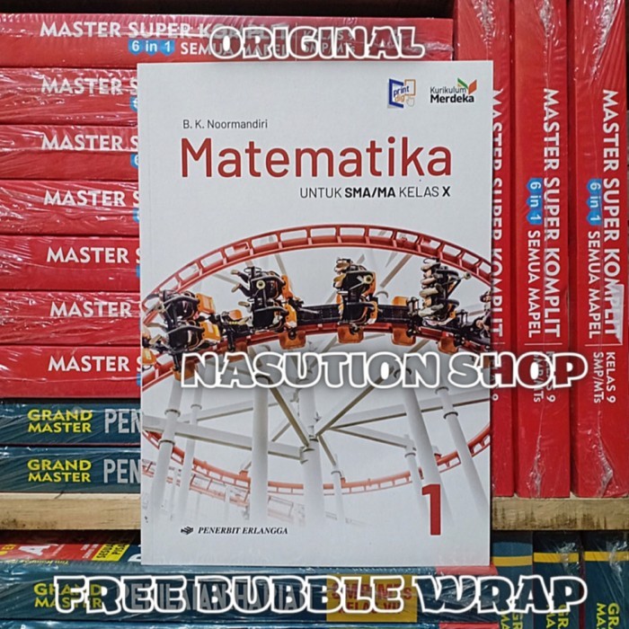 

Buku Matematika Kelas 1 / X 10 SMA Erlangga Kurikulum Merdeka ORI