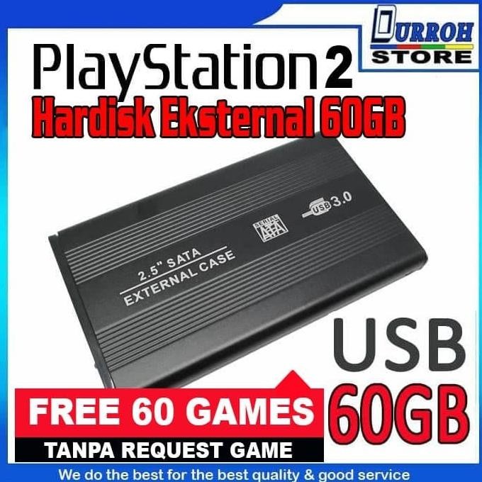 Hardisk Eksternal Game Playstation 2 / PS 2 Full Game KAR