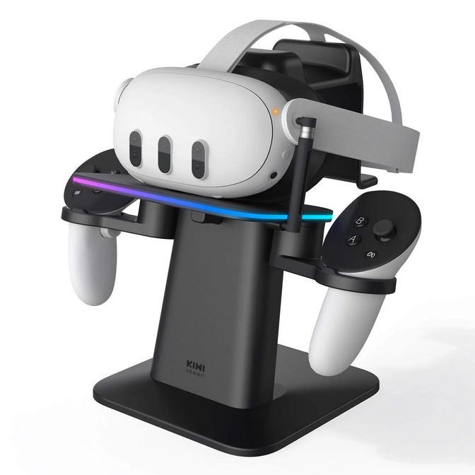 

Kiwi Design Rgb Vertical Charging Stand For Quest 3/Quest 2/Quest Pro Terlaris