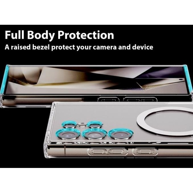 

Whitestone Lappi Magnetic Clear Case Samsung S24 Ultra S24 Plus / S24 Terlaris