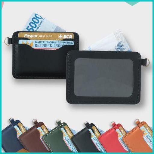 

Dompet Kartu emoney simple card holder slim wallet kulit asli 06 07D35