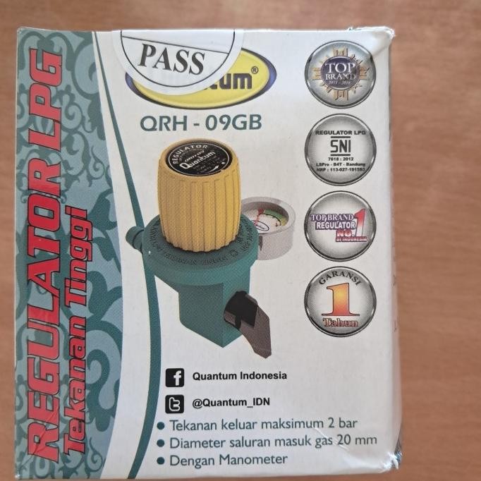Regulator LPG Quantum QRH-09GB