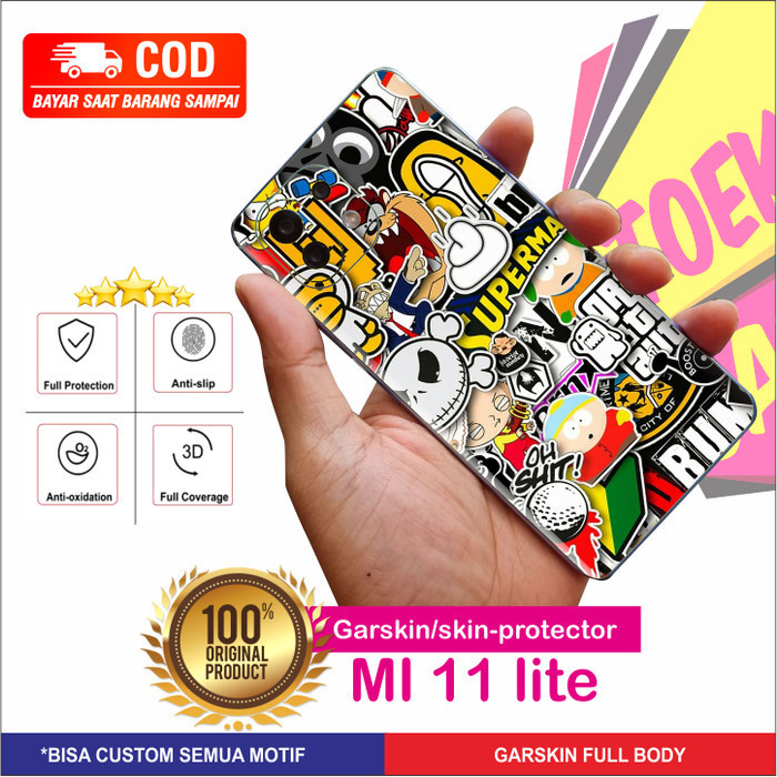 

Wrap* Mi 11 Lite Wrap Skin Stiker Garksin CUSTOM Gratis (2pcs)